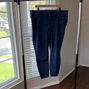 Old Navy Women's Skinny Jeans - Dark Blue